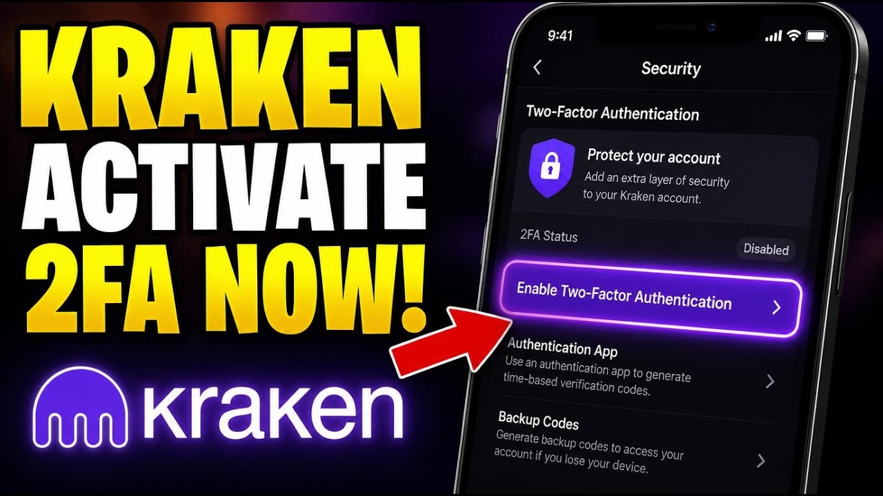 How to activate Kraken 2FA for secure trading - Beginner Guide