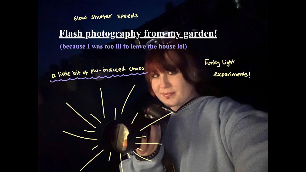 Photography in my garden | Experimenting with the flash setting