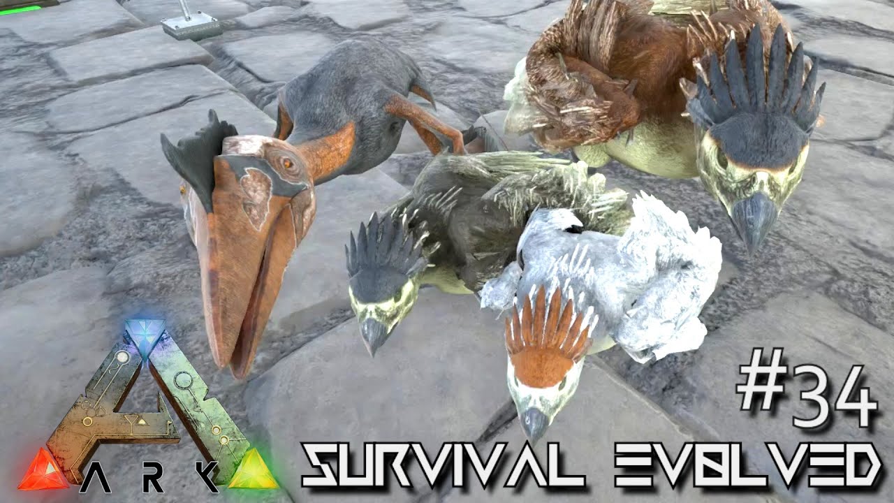 ARK: Survival Evolved - BREEDING LVL 200 ARGE & QUETZ !!! [Ep 34] (Server Gameplay)
