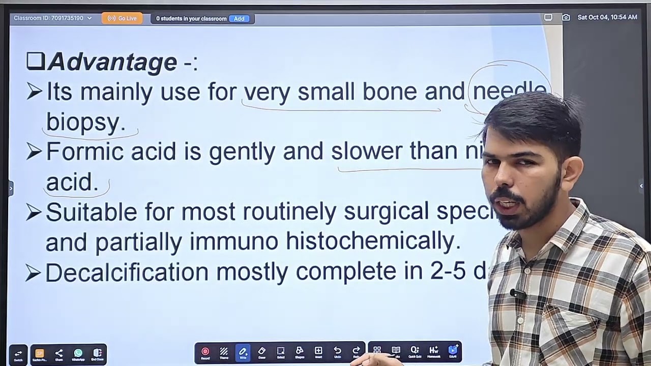 histopathology class 7th decalcification