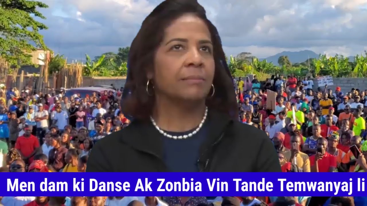 Sr Gina Danse Ak Yon Zonbi Nan Yon Program San l Pat konnen Gina Wè Moun ki Pa Moun- Jounalis Wendel