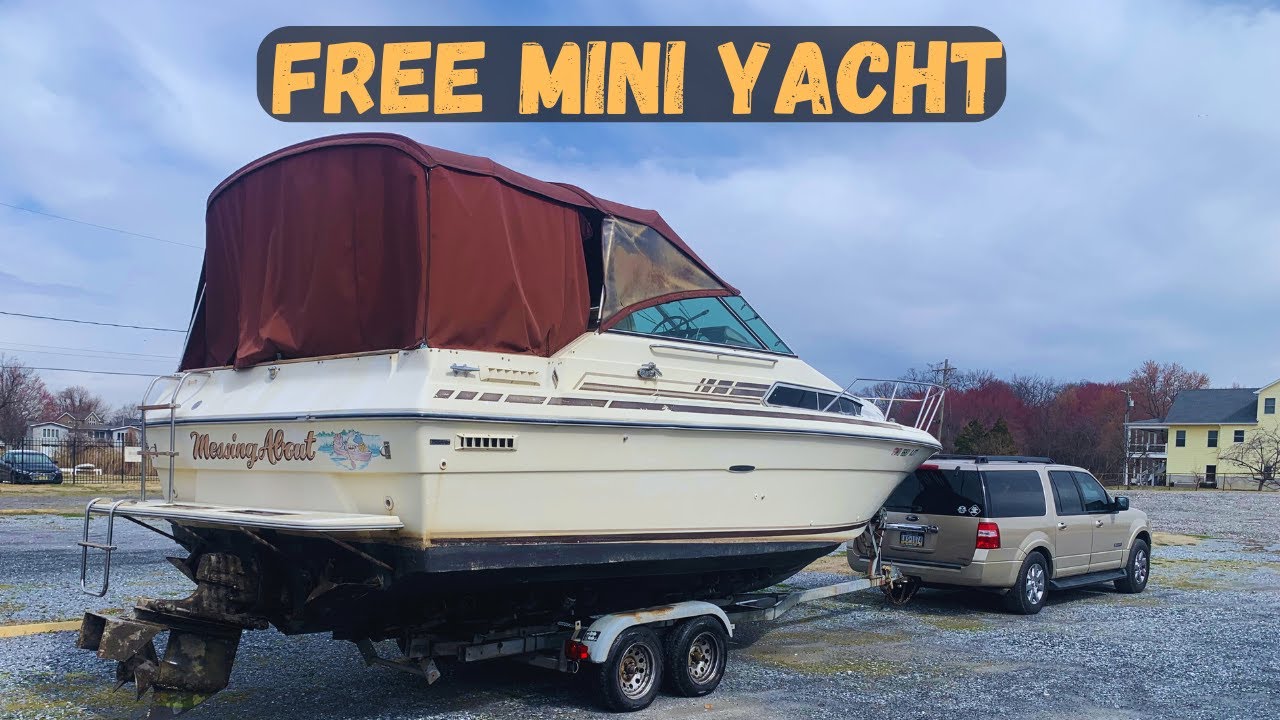We found a FREE Mini Yacht on Marketplace.Will It Run?