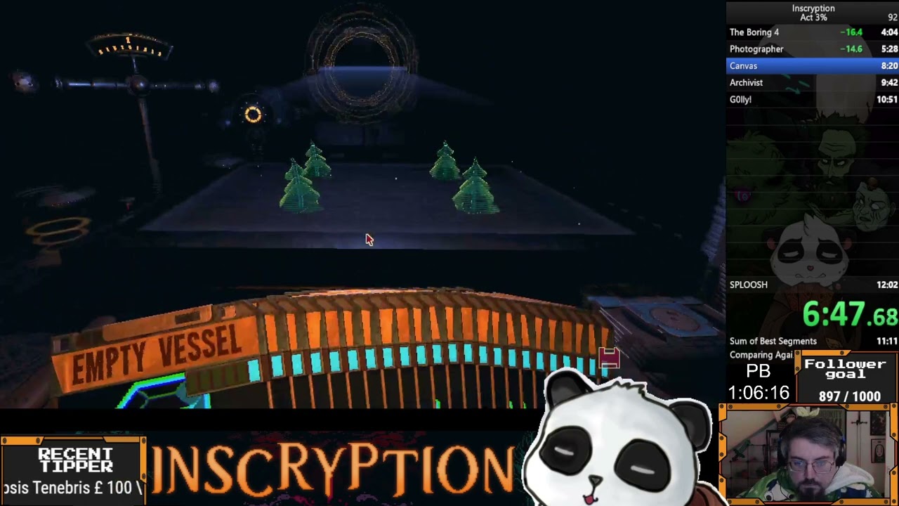 [WR] Inscryption Act 3% in 11:37