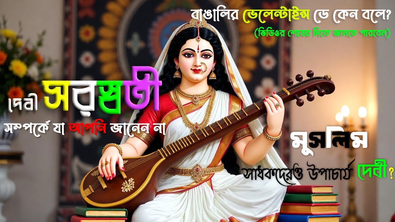 Saraswati Puja's Secrets: 8 Unknown Facts! | সরস্বতী পূজার অজানা রহস্য ও ইতিহাস #sufi #valentinesday