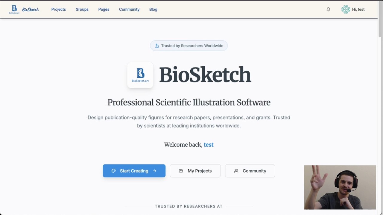 BioSketch.art Scientific Illustration Web App | AIQA | Portfolio Video By Az Gazzola | Supabase Vite