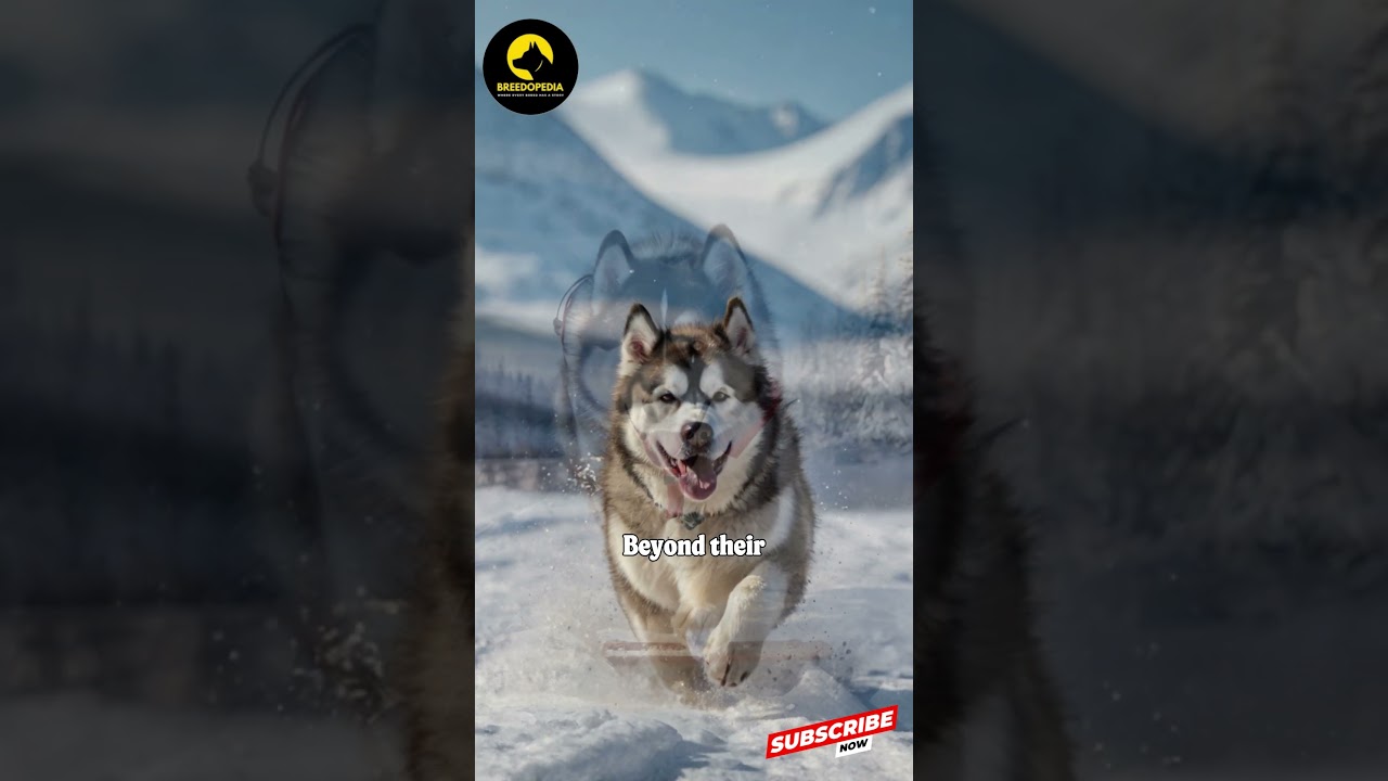 Alaskan Malamute  The Ultimate Dog for Winter Adventures!