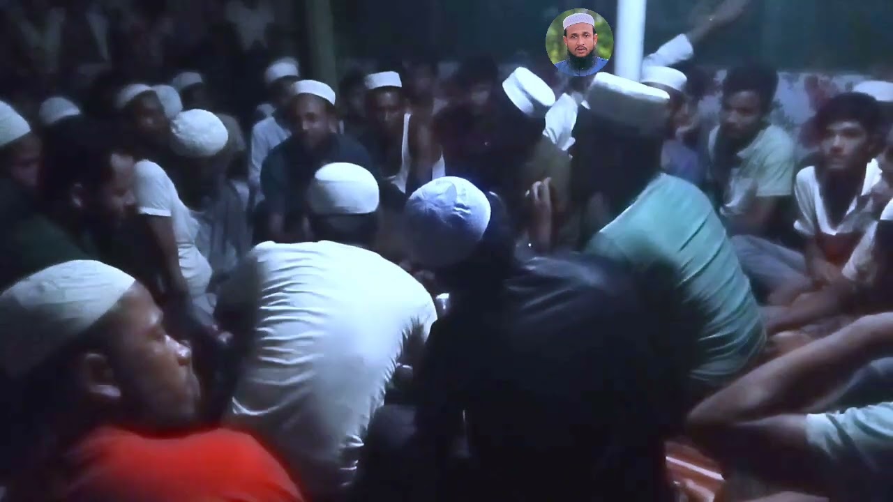 Kawal Islam and Kawal Lalu competition in Rohingya wedding Ceremony in Rohingya Camp.