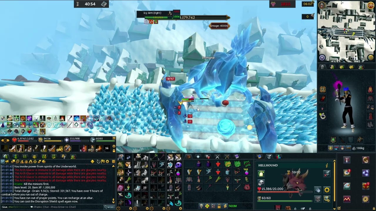 4,000% Arch-Glacor Hypothermic (No Overhead Prayers / No Food)