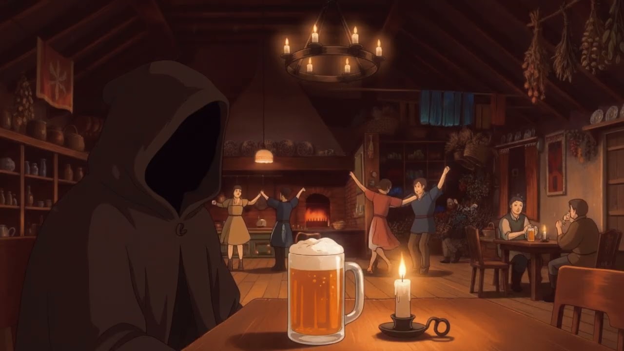 Hooded Stranger in the Tavern | Medieval Lo-Fi Beats