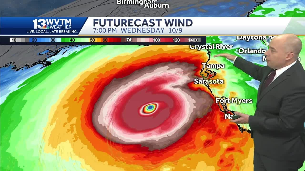 Rapidly intensifying Milton will hit Florida by Wednesday night
