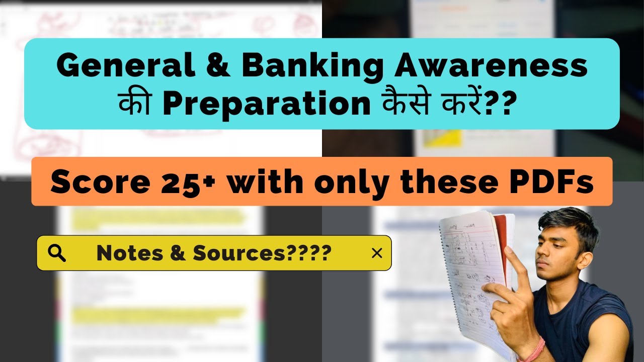 How to Prepare General Awareness for Bank Exams? | Notes | GA for SBI PO, IBPS PO, RRB PO