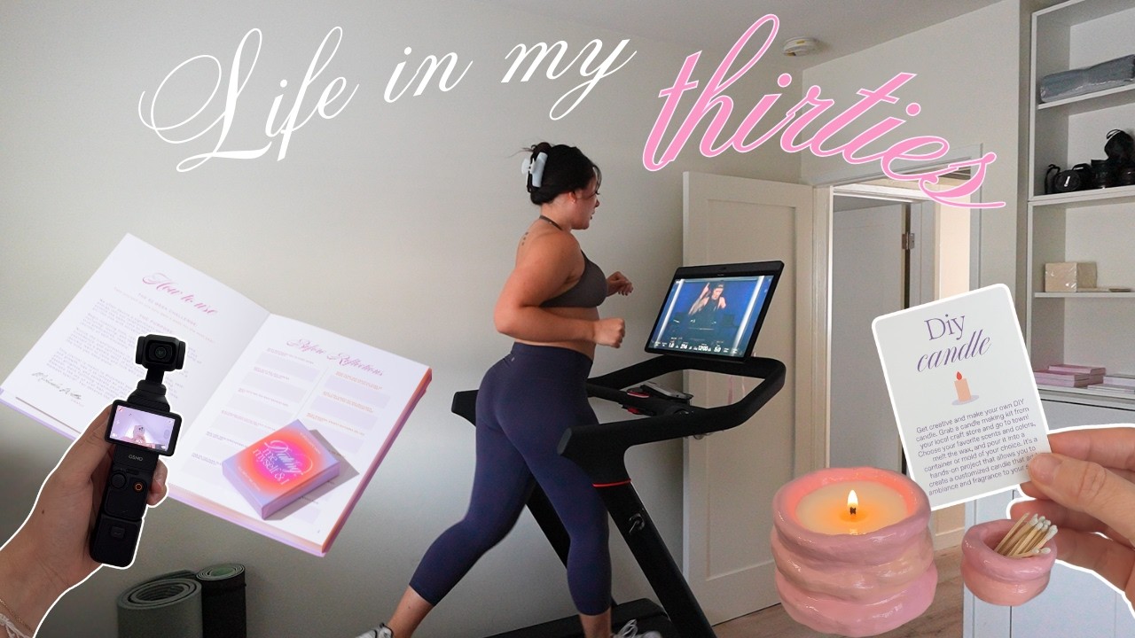 Life in My Thirties | single, living alone, running a self wellness business + at home solo date ☁️