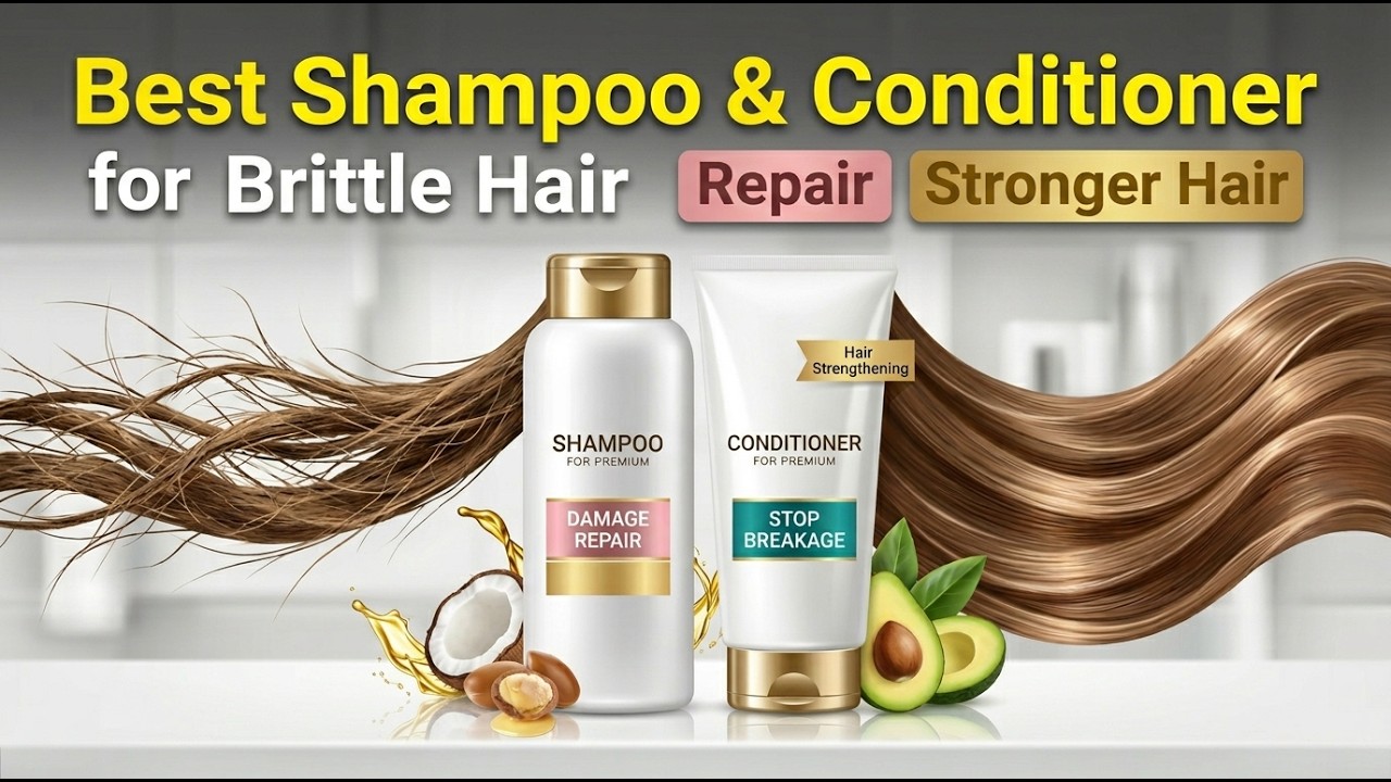 ✅ TOP 5 Best Shampoo And Conditioner For Brittle Breaking Hair