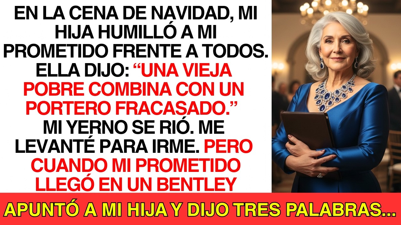 En La Cena De Navidad, Mi Hija Se Rió De Mi Prometido Portero: ¡Es Un Perdedor! Y Mi Yerno Aplaudió
