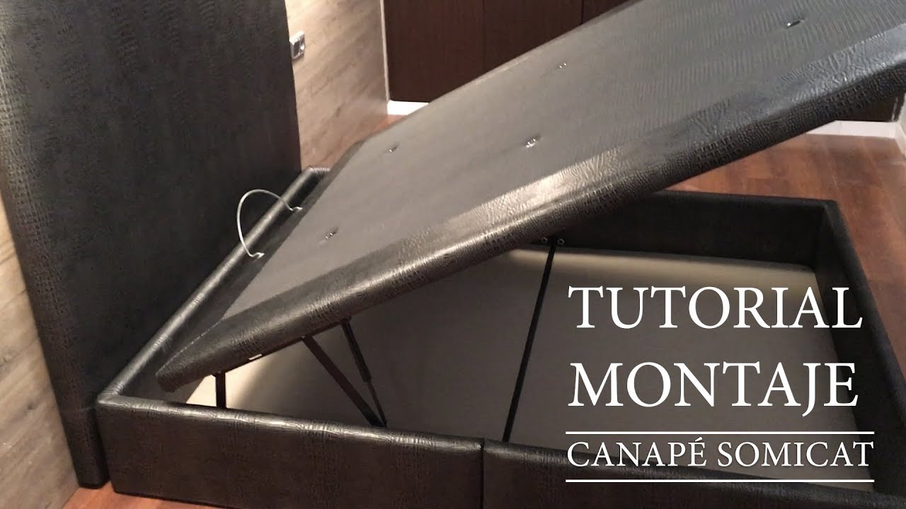 TUTORIAL DE MONTAJE CANAPE SOMICAT
