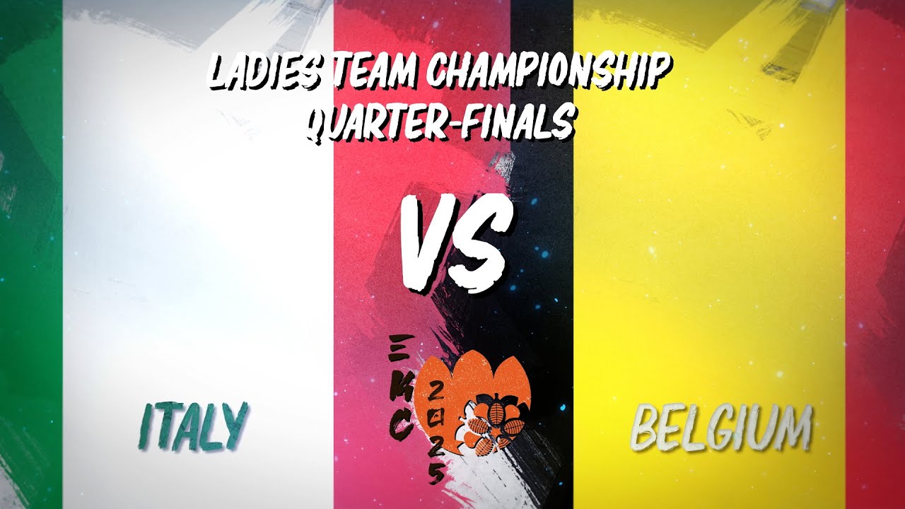 33-й чемпионат Европы по кендо (EKC 2025): женский командный четвертьфинал Италия против Бельгии