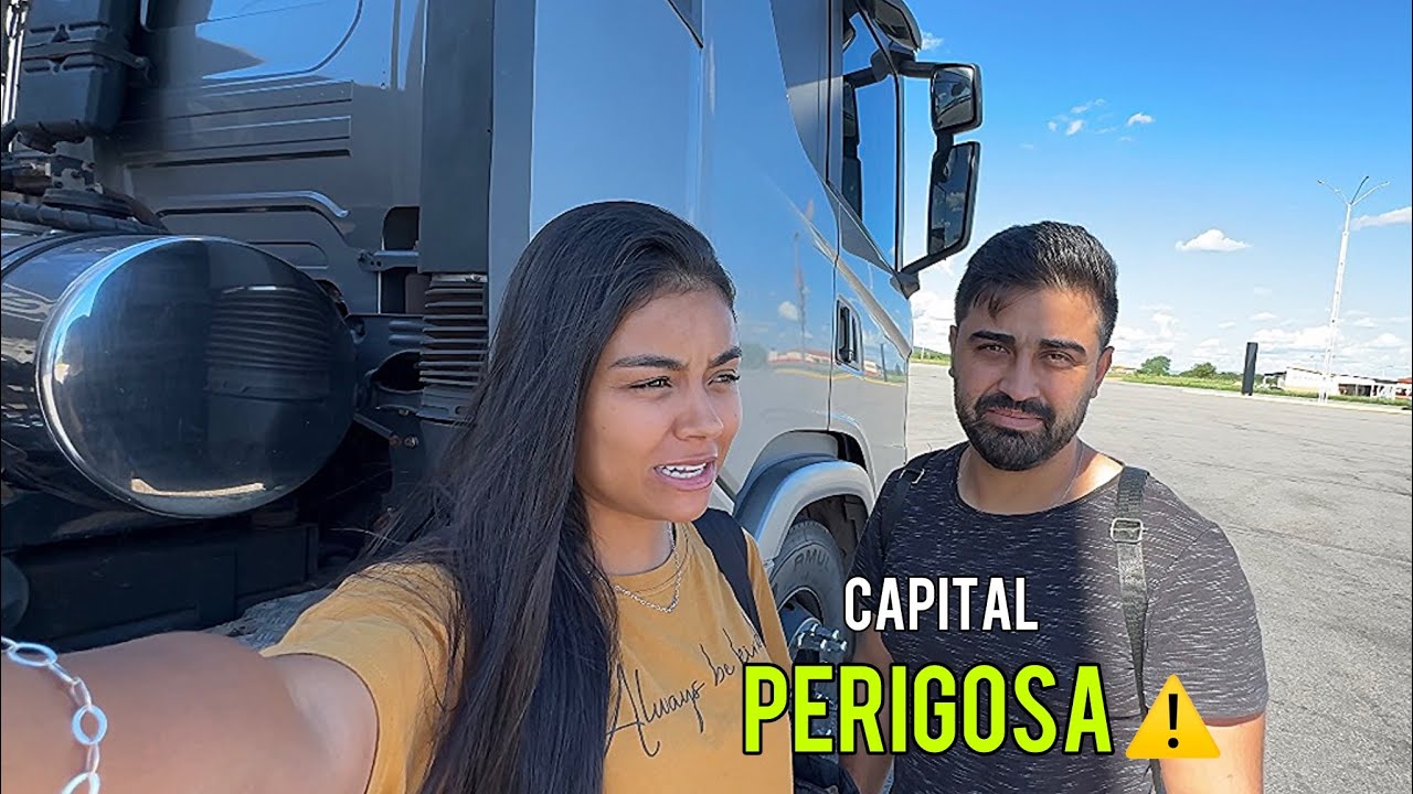 Descarregamos em uma das capitais mais perigosas do Brasil 🇧🇷 🚛.