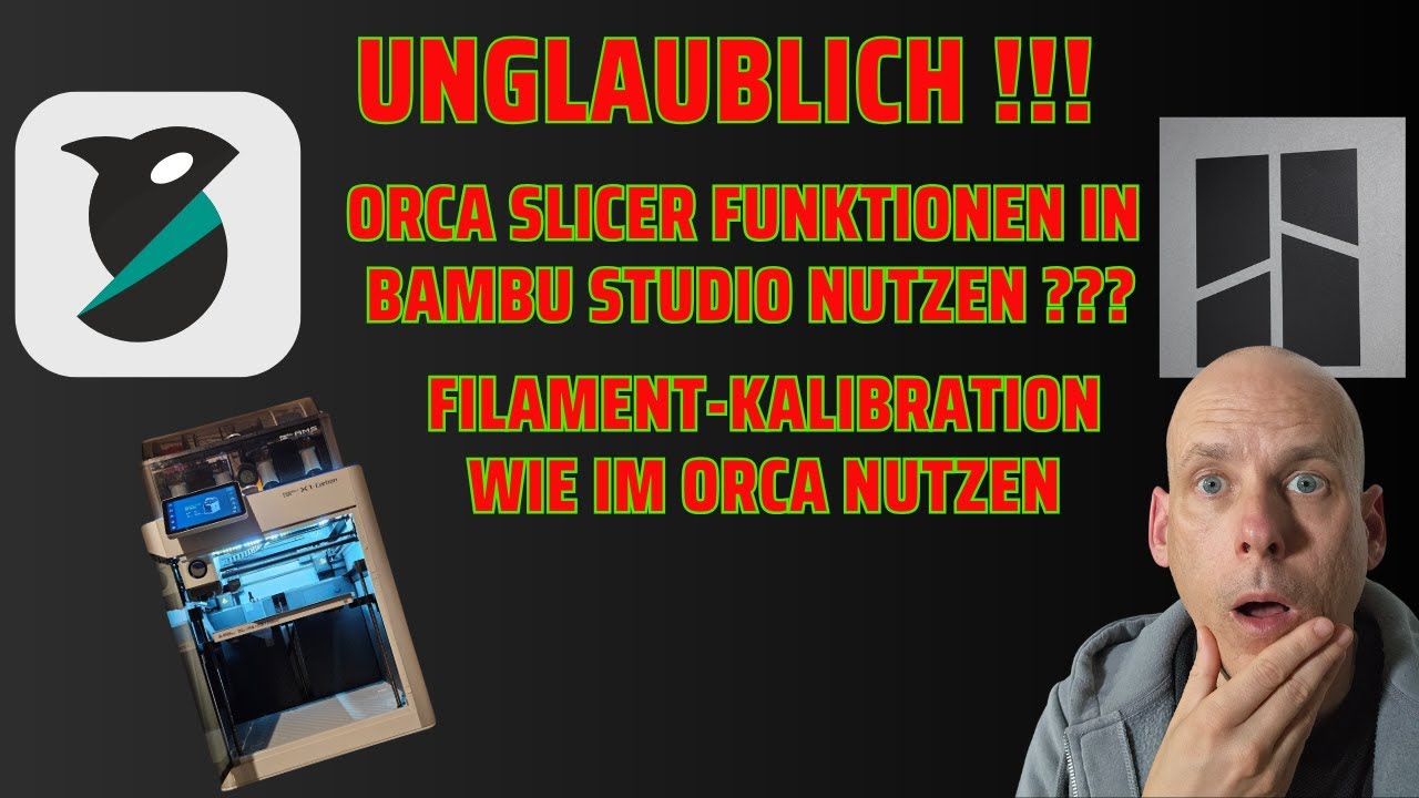 In BambuStudio Filamente kalibrieren wie in Orca geht das
