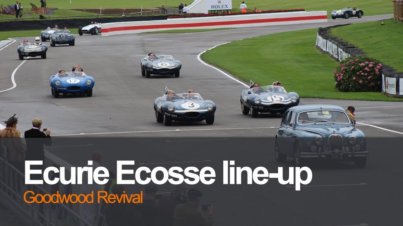 Ecurie Ecosse line-up at Goodwood Revival
