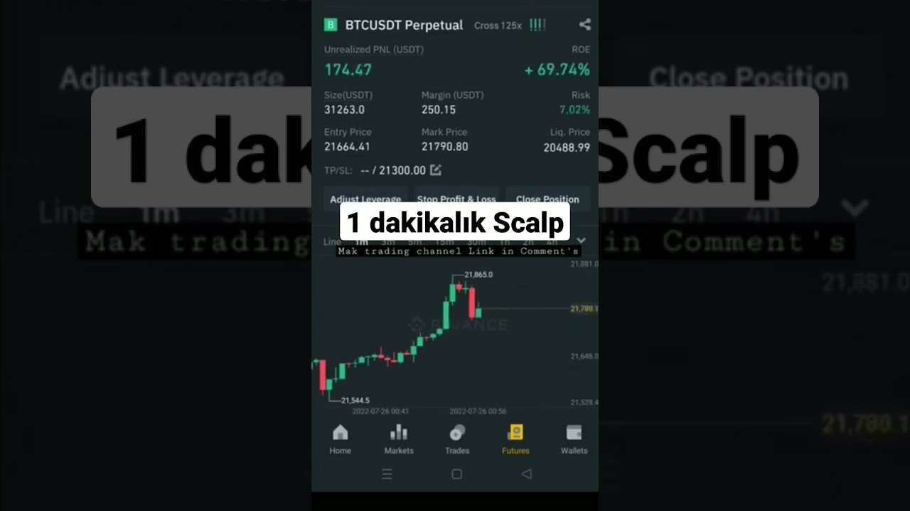 Binance 1 dakikalık Vadeli Scalp işlem Vadeli işlemler  #parakazanmak #testnet #airdrop #parakazan