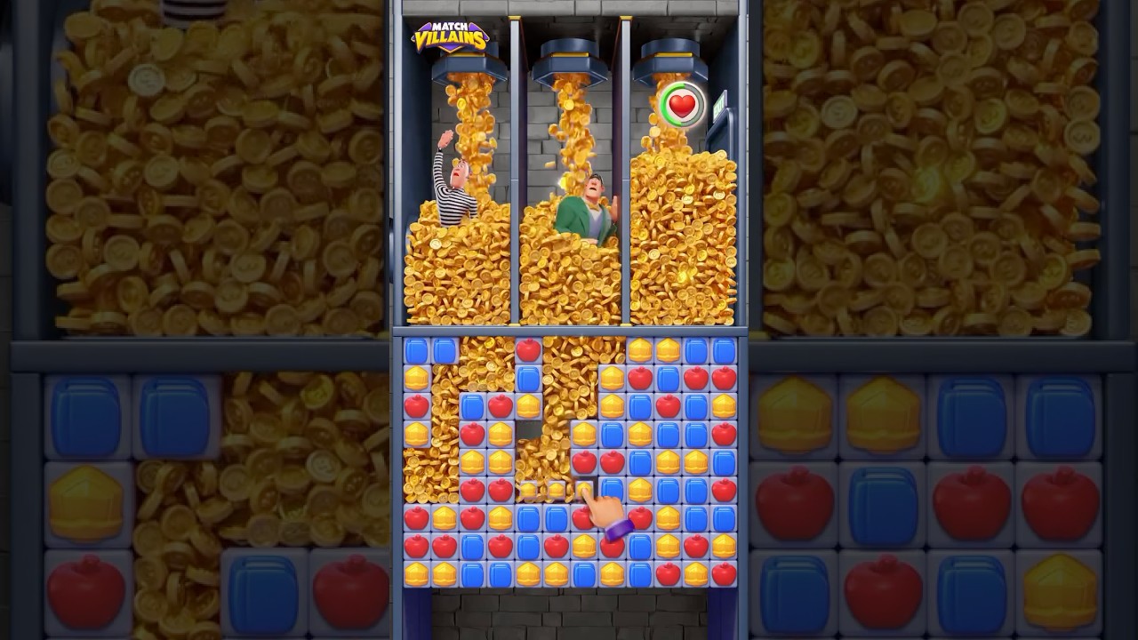 Playing Match Villains Mobile Game Preview!😎 #shorts #gamereviews