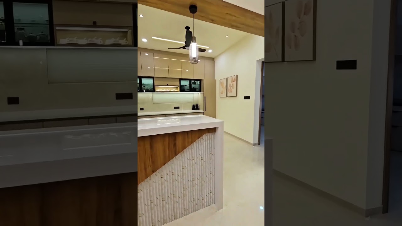 Luxury Island Kitchen Design That Feels 5-Star 😍🔥