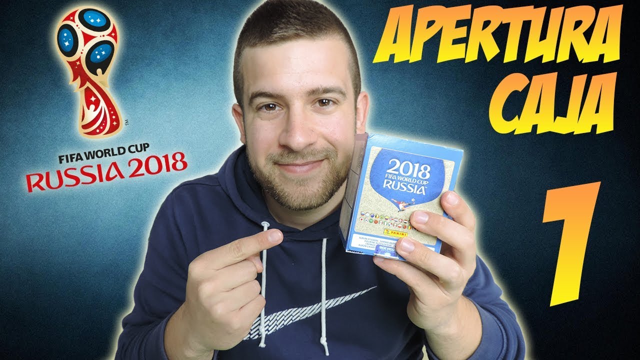 APERTURA SOBRES DE CROMOS DEL MUNDIAL 2018!!! | Empezamos la caja!! Y sale CRISTIANO RONALDO