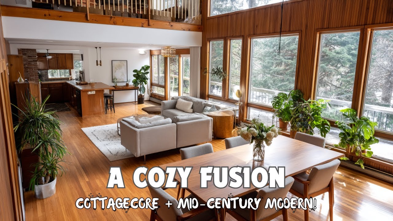 Cottagecore Meets Mid-Century Modern 🌿✨ | 2025 Home Decor Fusion Guide for Cozy & Chic Style