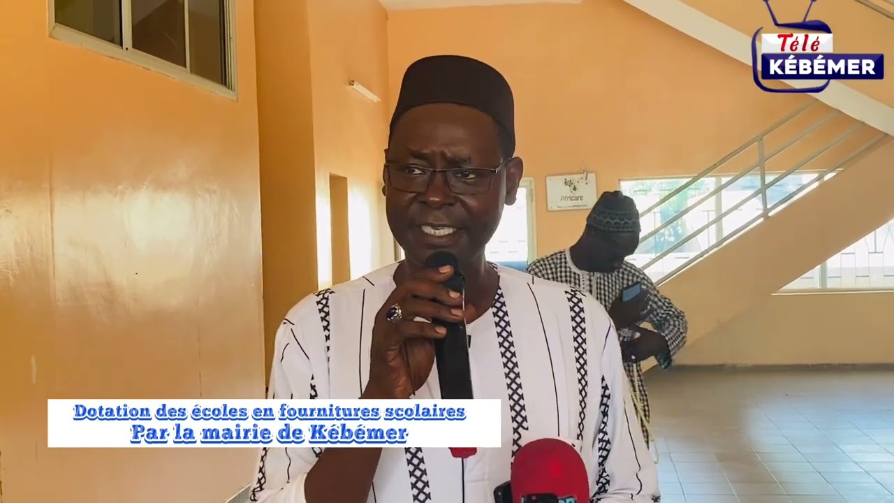 Dotation en fournitures scolaires aux élèves et écoles de Kébémer par la mairie de Kébémer…