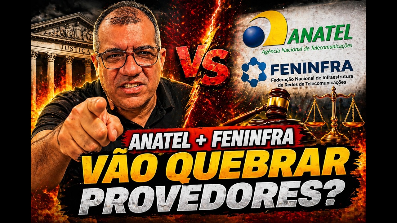 Anatel e Feninfra: Novos Custos Altos que Podem Fechar Provedores Pequenos de Internet