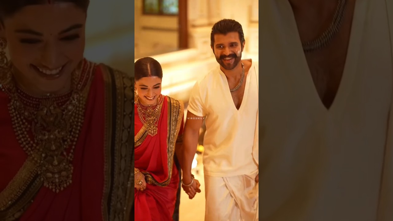 Vd Rashmika for Reception night ❤️&zwj;🔥#rashmikamandanna #vijaydeverakonda #virosh #love #viral