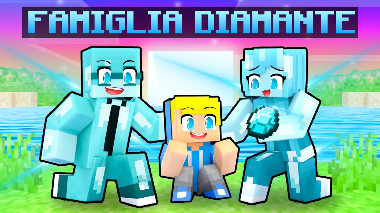 Diventiamo La Famiglia Di DIAMANTE Su Minecraft!