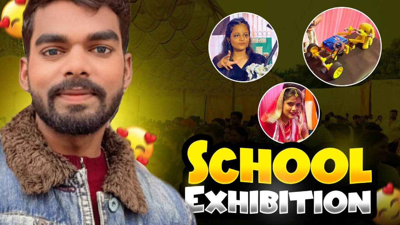 School Exhibition Vlog 😍😍😍 / Lucknow School Video / Art and Craft Video /