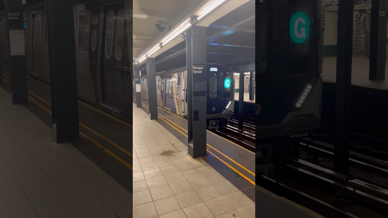 R211 (G) Train Leaving Bergen Street #shorts #train #mta