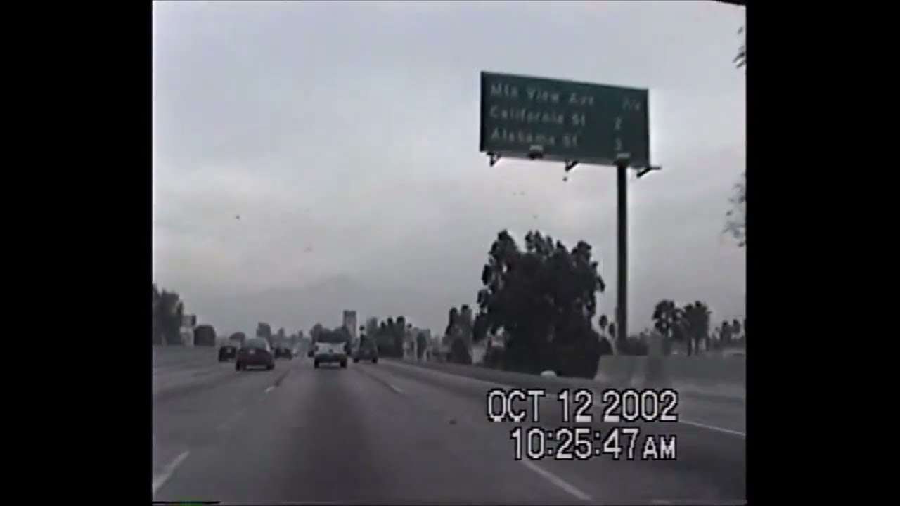 October 12, 2002  Drive to Hemet CA  Life on the streets in 2002!