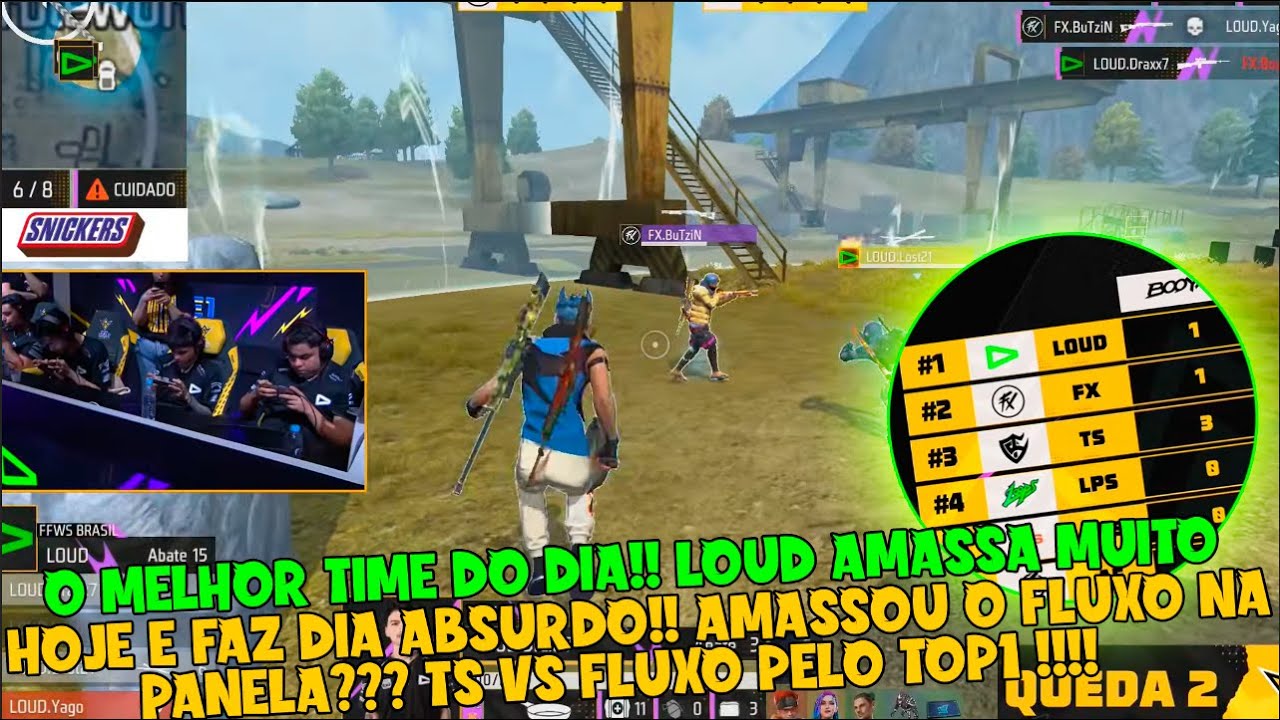 O MELHOR TIME DO DIA!! LOUD AMASSA MUITO E DEITA O FLUXO NA PANELA??? TS E FLUXO TEVE FARPAS DEMAIS