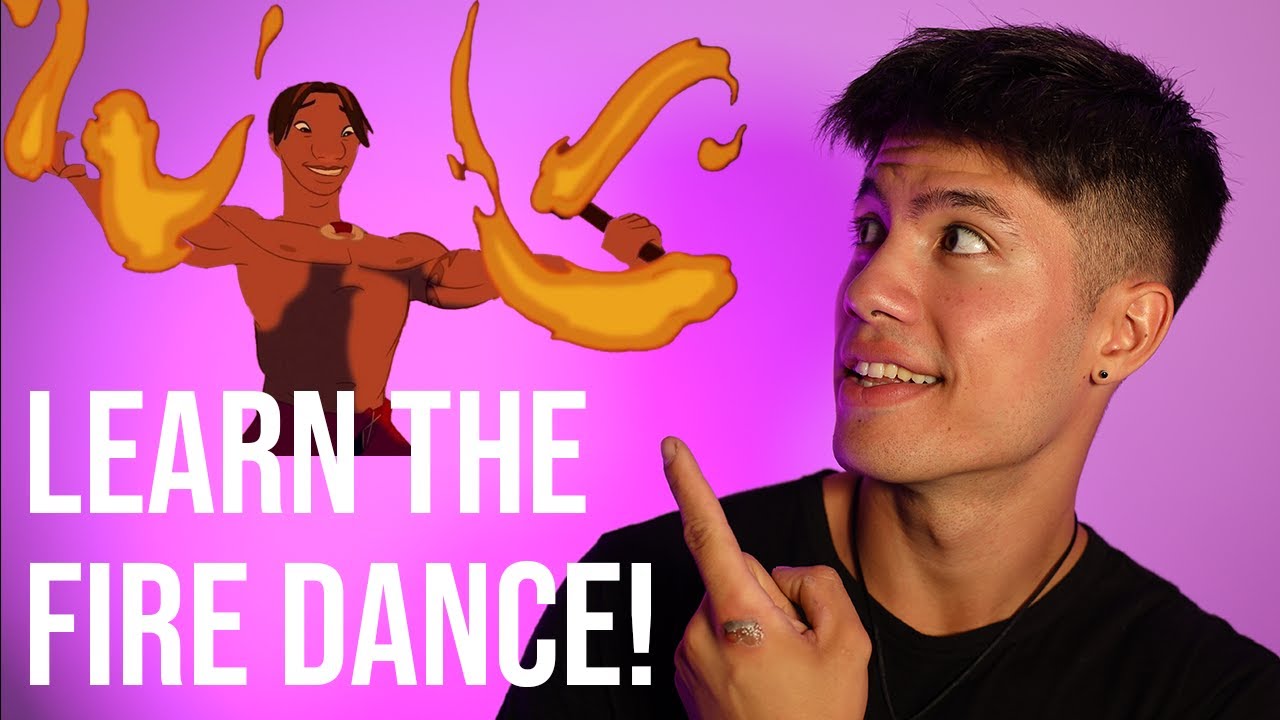 How To Be A FIRE DANCER like in LILO & STITCH (Beginner Tutorial)