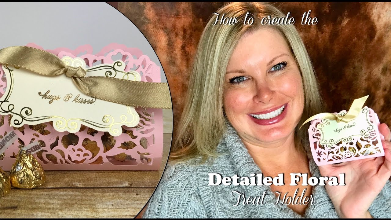 How to make a Detailed Floral Treat Holder for Valentine's Day with Stampin Up