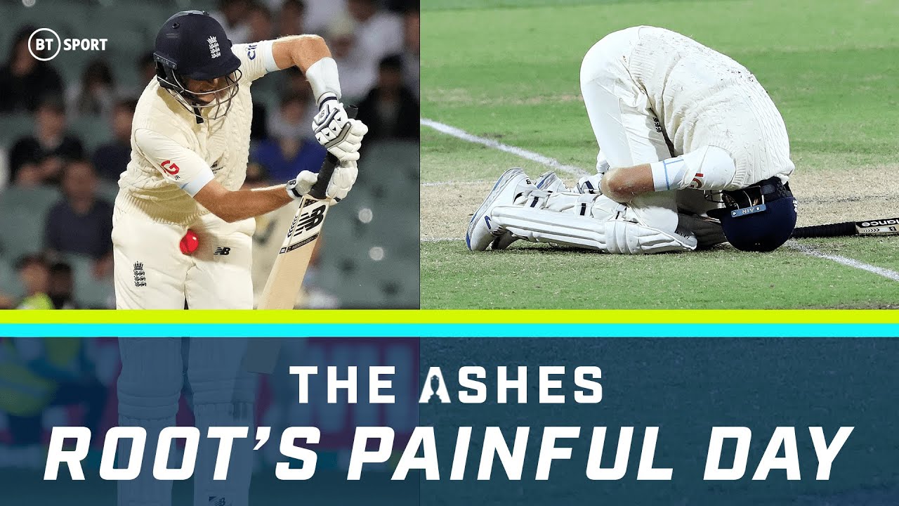 Joe Root cops another blow to the groin! The worst pain in the world?! The Ashes, 2021-22 series