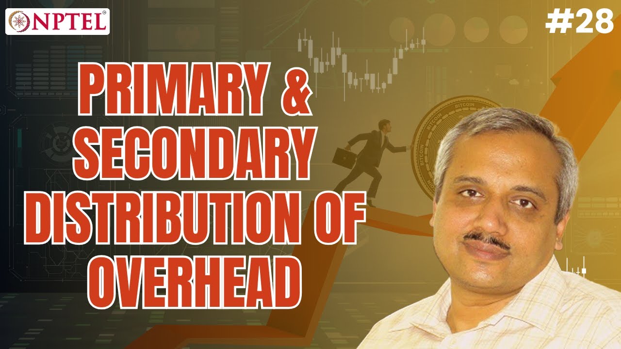 #28 Primary & Secondary Distribution of Overhead | Foundations of Accounting & Finance