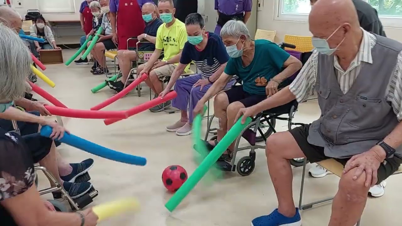 114.08.28#岡山榮家忘我園區#專注力與手眼協調促進遊戲～手足球