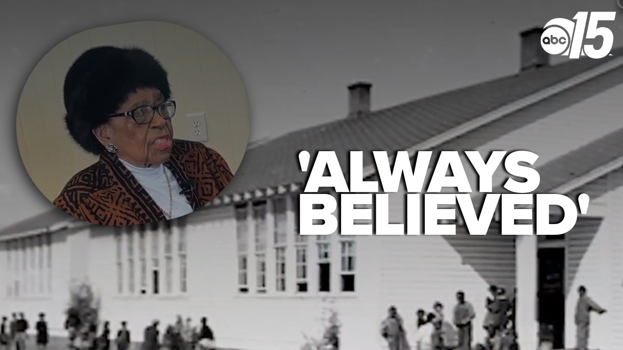 103-year-old trailblazer remembers colored school classroom