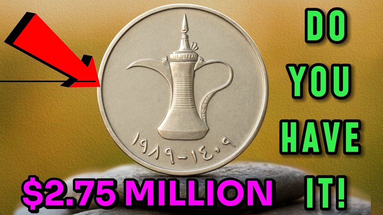 1989 UAE 1 Dirham Coin Worth Big Money Rare United Arab Emirates Coins