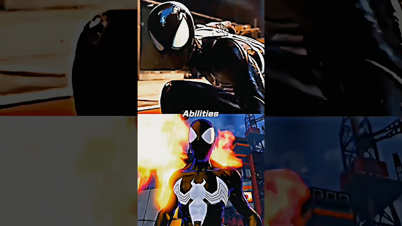 Insomniac Symbiote Spider-Man vs Ultimate Symbiote Spider-Man #shorts