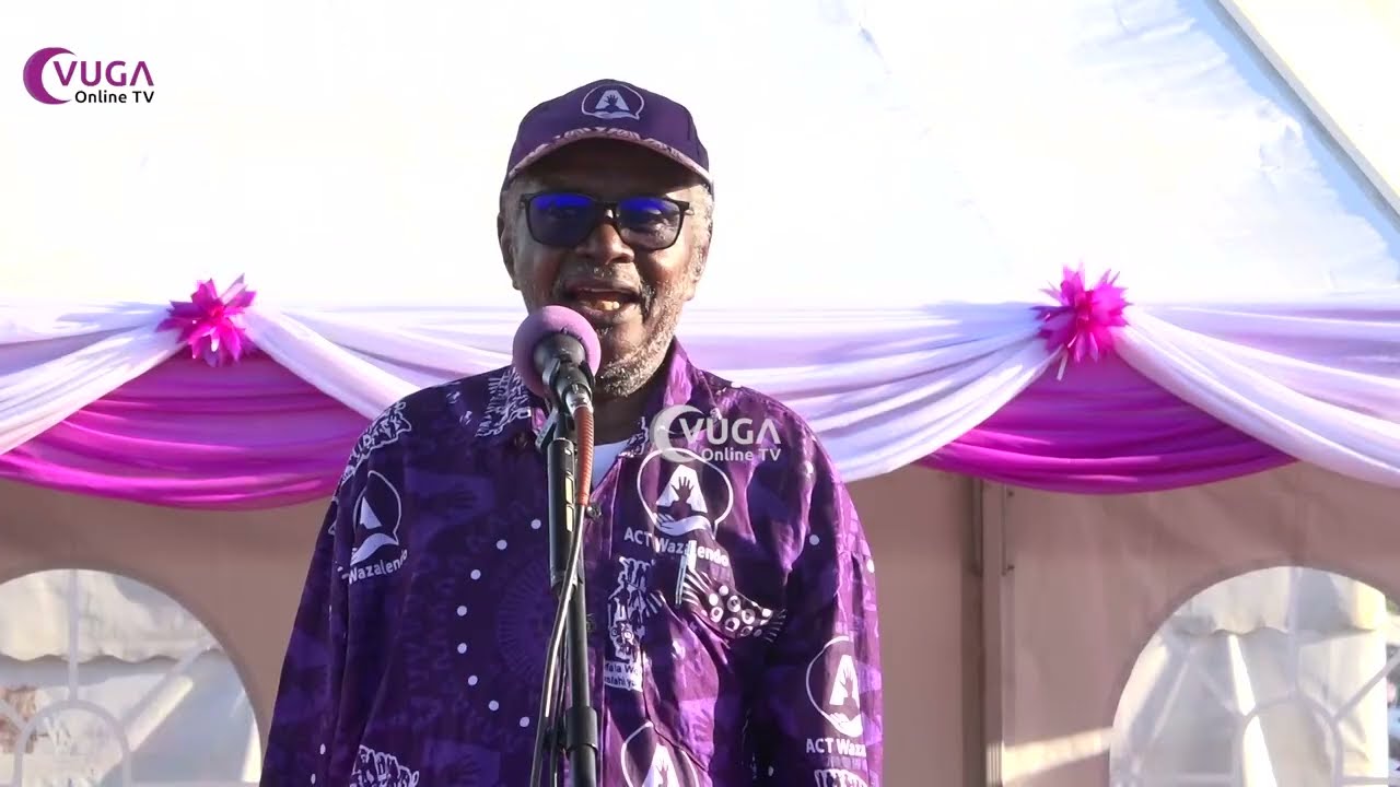 @vugaonlinetv: BABU DUNI AKATA MATE KWA WANA WA GAMBA KWA KUMNADI Mhe OTHMAN MASOUD KWA AINA YAKE