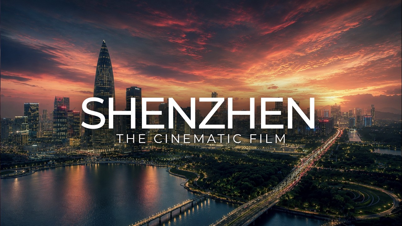 NIGHTFALL OVER SHENZHEN | in Cinematic 4K