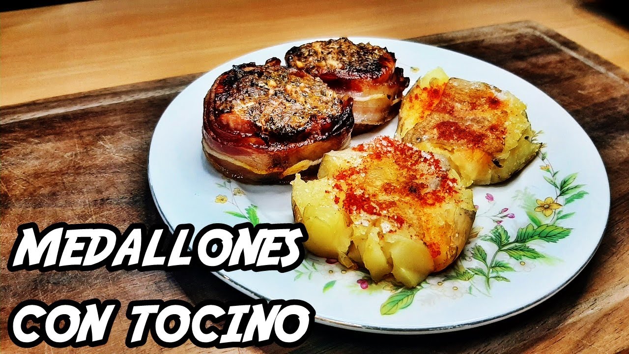 MEDALLONES DE LOMO VETADO ENVUELTO EN TOCINO