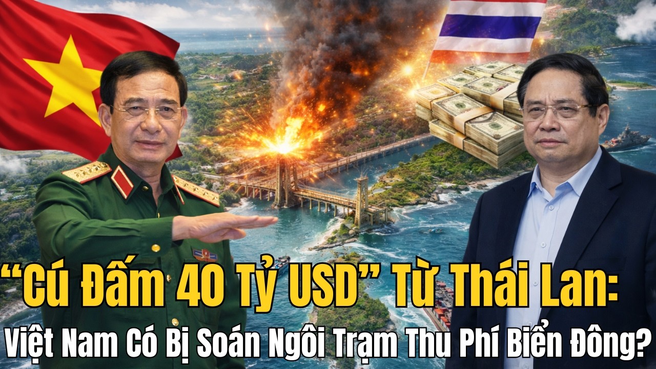 “Cú Đấm 40 Tỷ USD” Từ Thái Lan: Phù Nam Lung Lay, Việt Nam Có Bị Soán Ngôi Trạm Thu Phí Biển Đông?