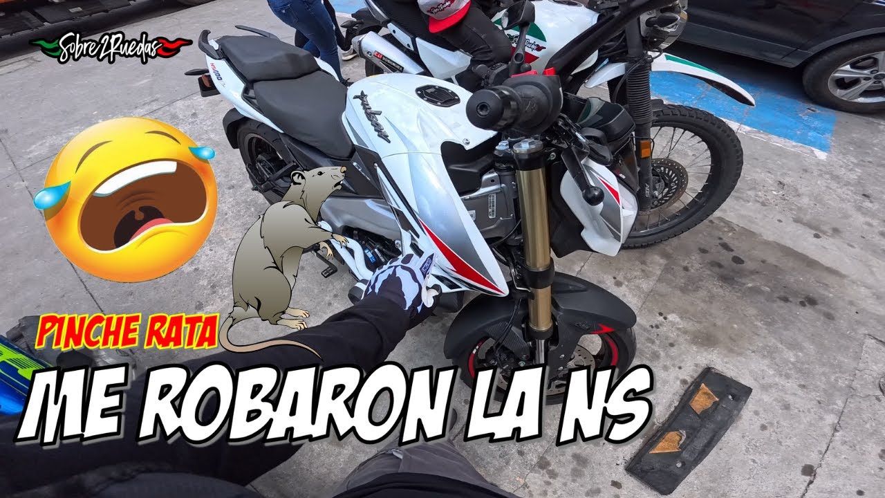 ME R0B4R0N mi moto NUEVA: puro PINCHE CORAJE 🤬-S2R-
