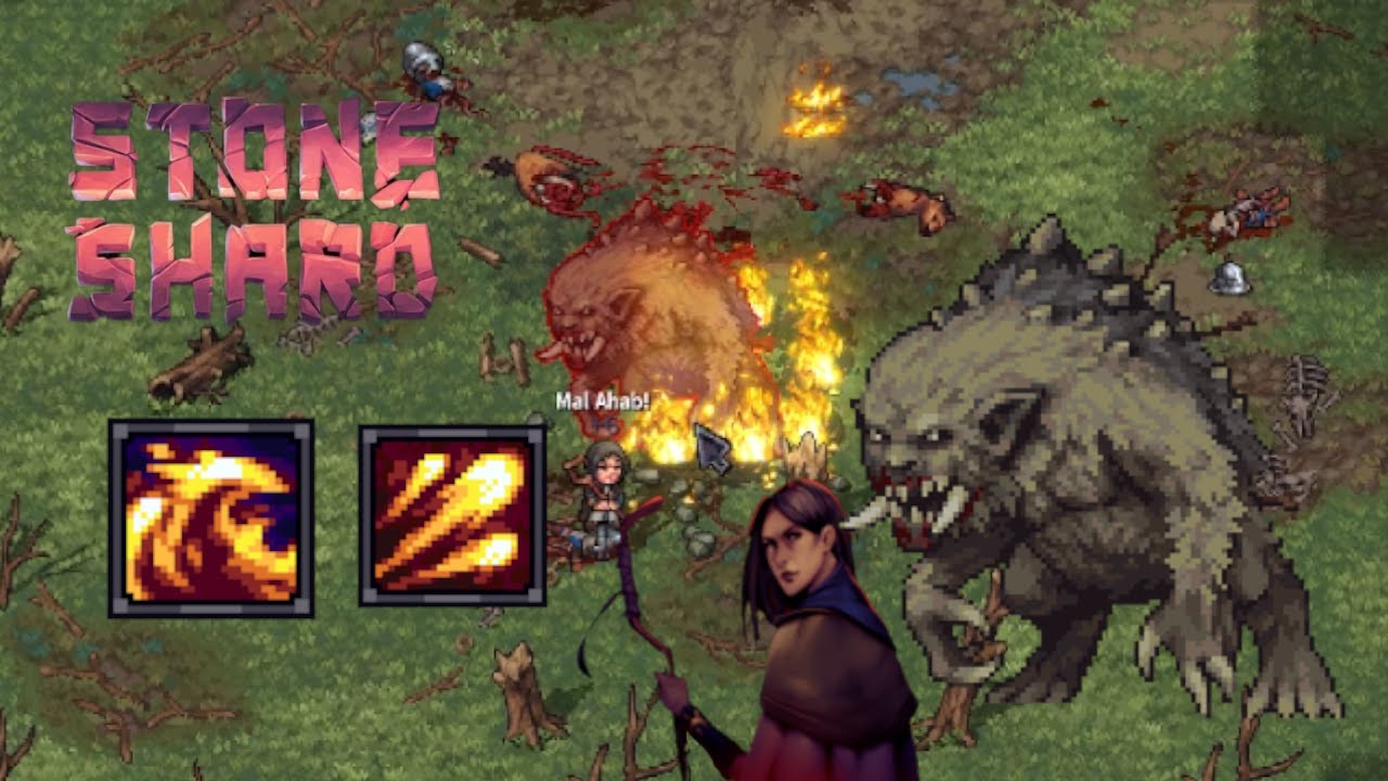 Ancient Troll Boss fight | Pyromancer build | Stoneshard 0.9 | Rags to Riches update